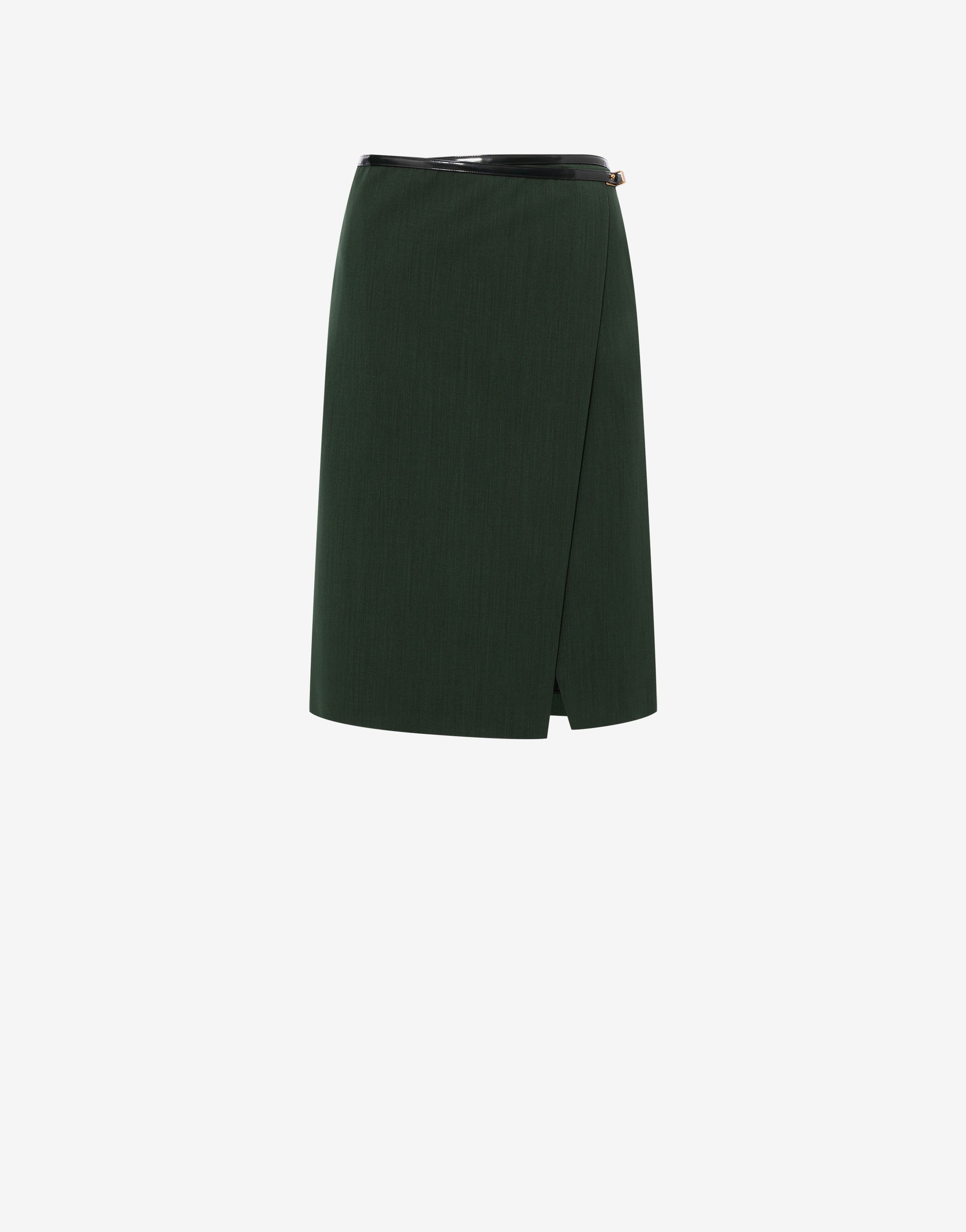 Buy Now Cool wool midi wrap skirt Made in Italy Philosophy di Lorenzo Serafini Philosophy di Lorenzo Serafini