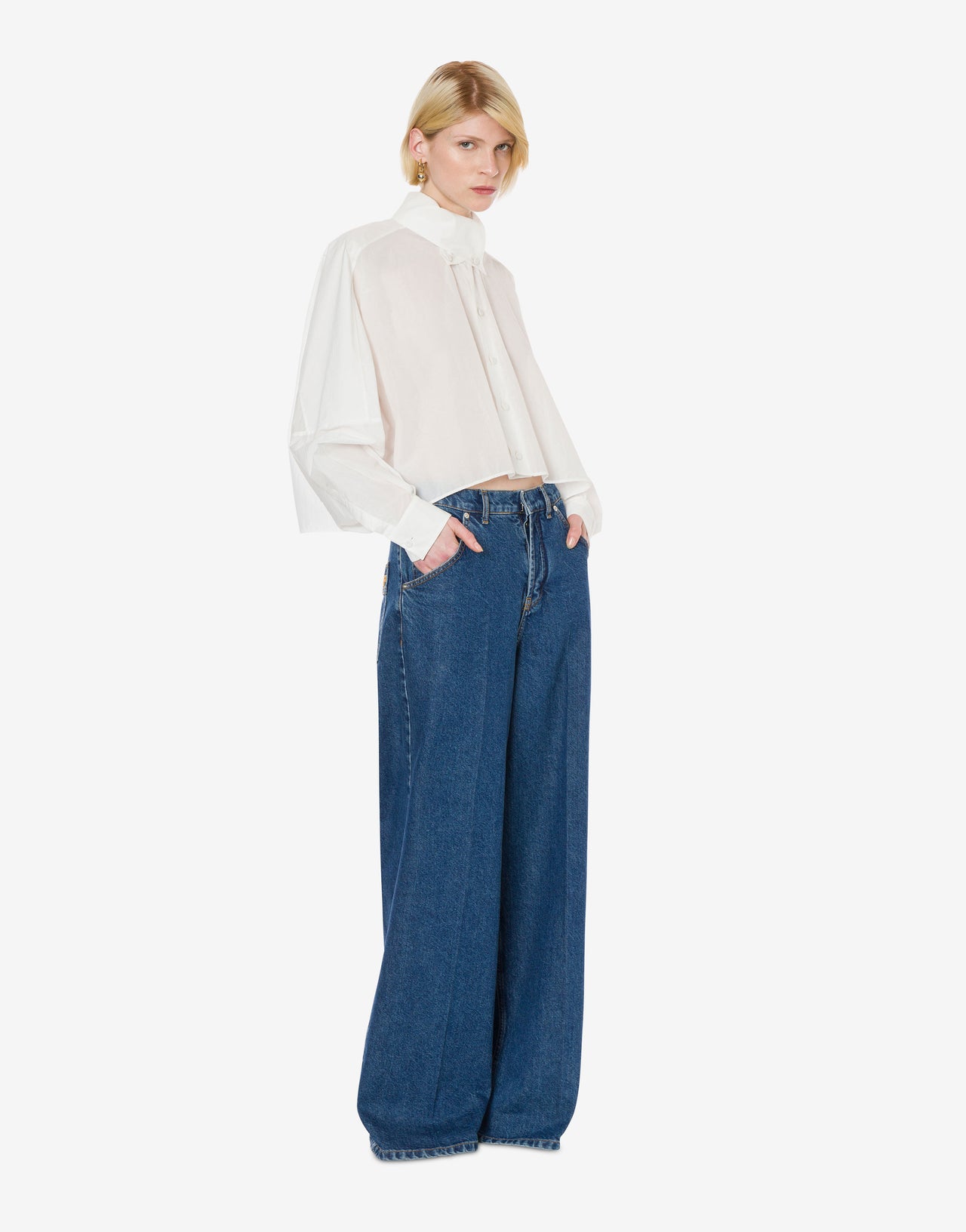 Pantalon en denim oversize 