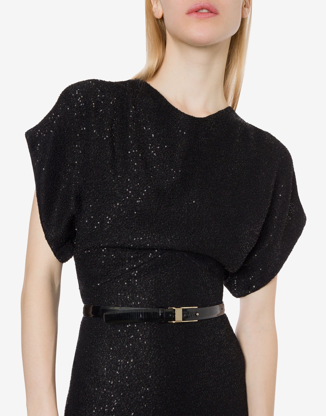 Stretch dress with sequins