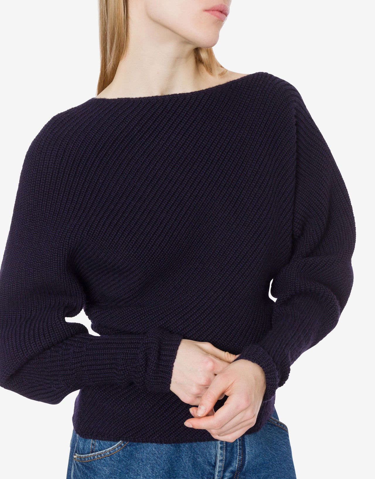 Wool-blend jumper