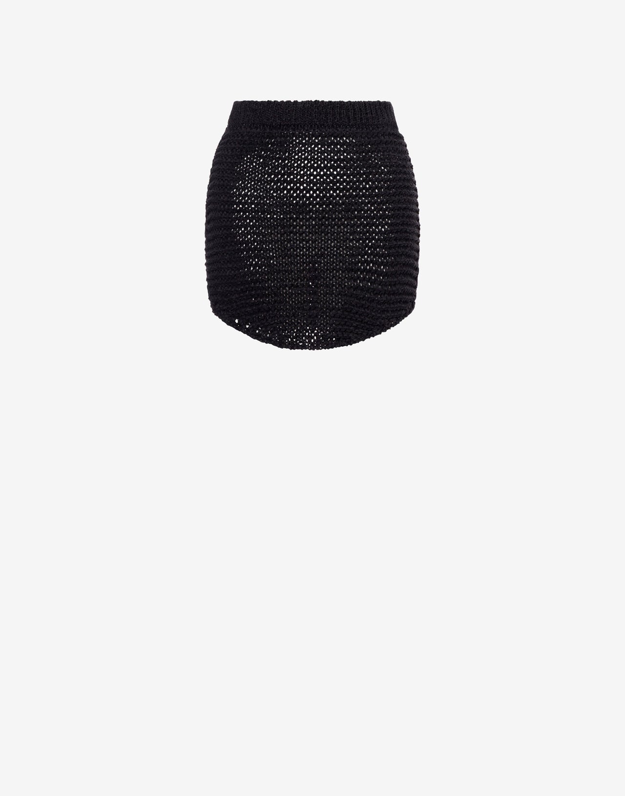 Suede webbing miniskirt