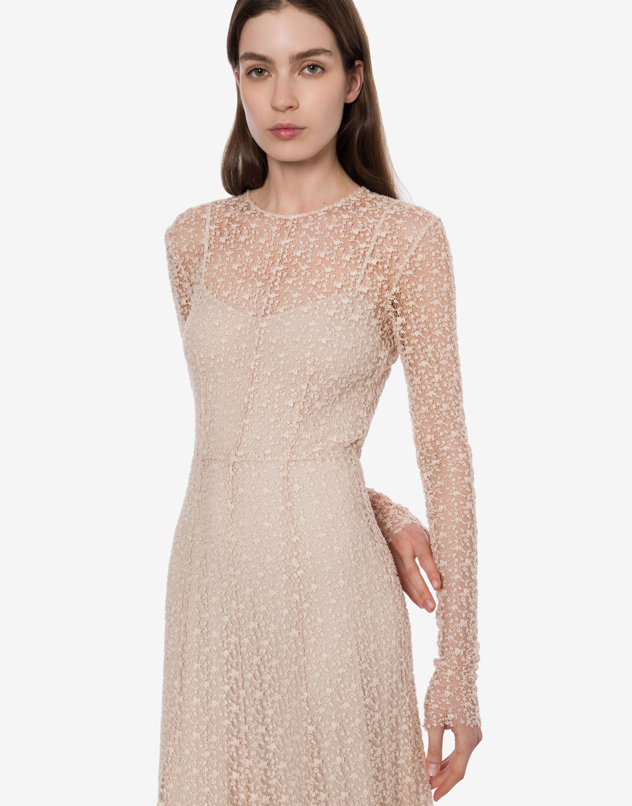 Long lace dress