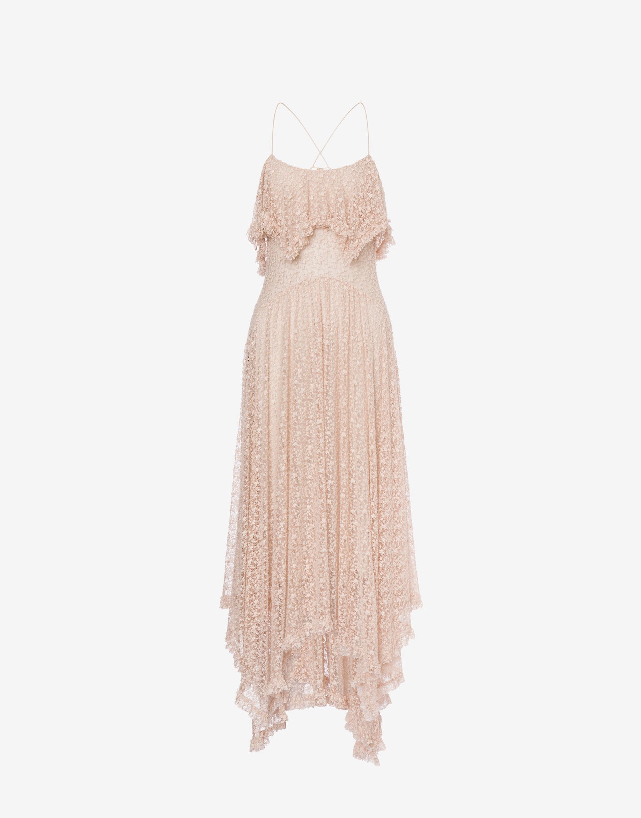 Lace longuette dress