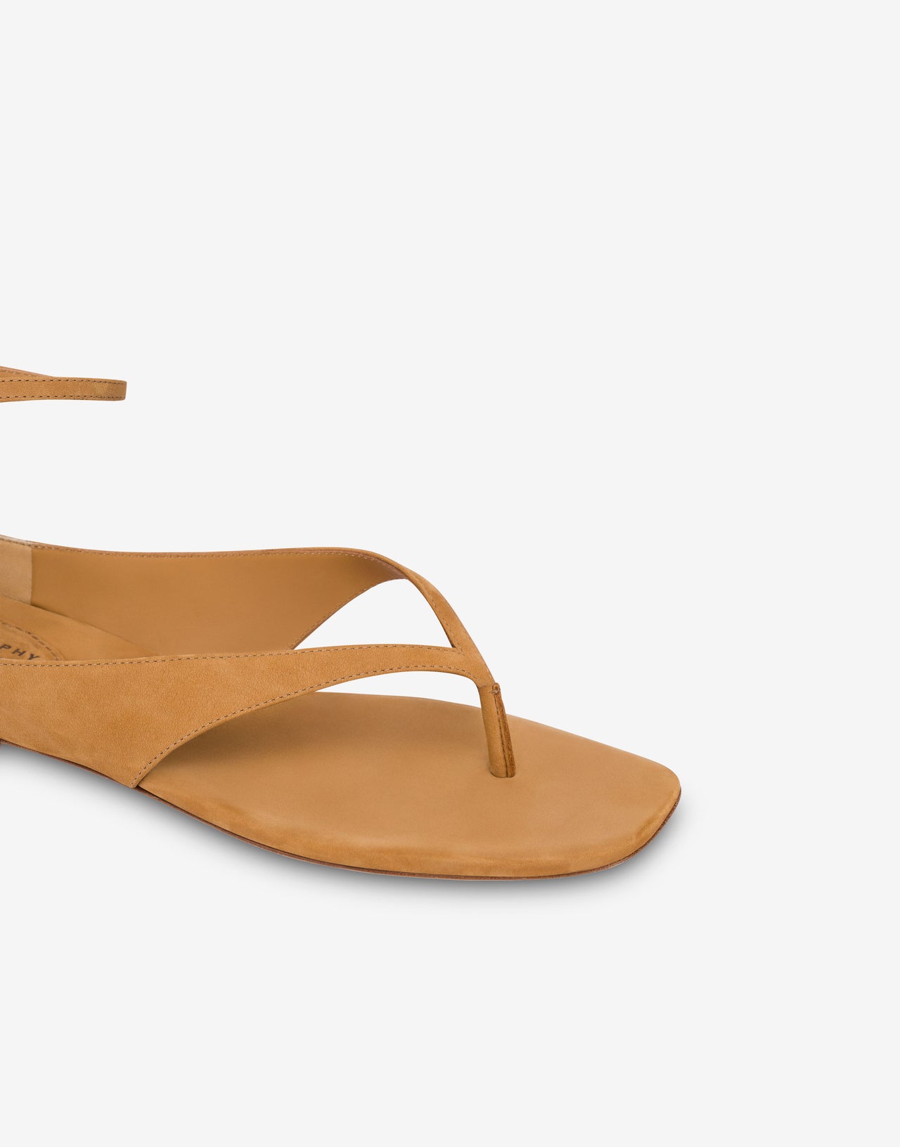 Nubuck thong sandals