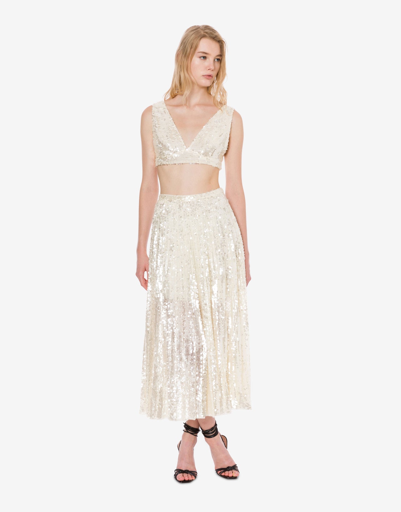 Sequin longuette skirt