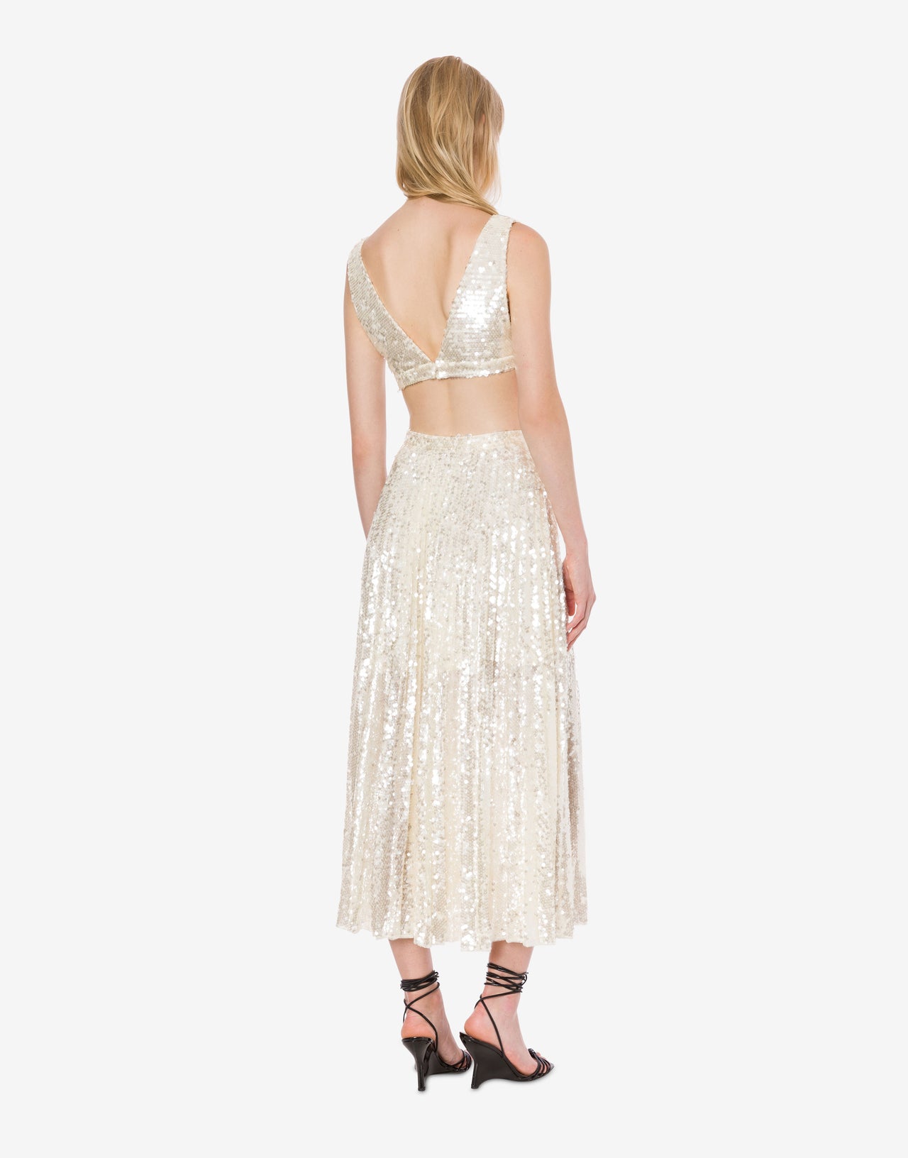 Sequin longuette skirt