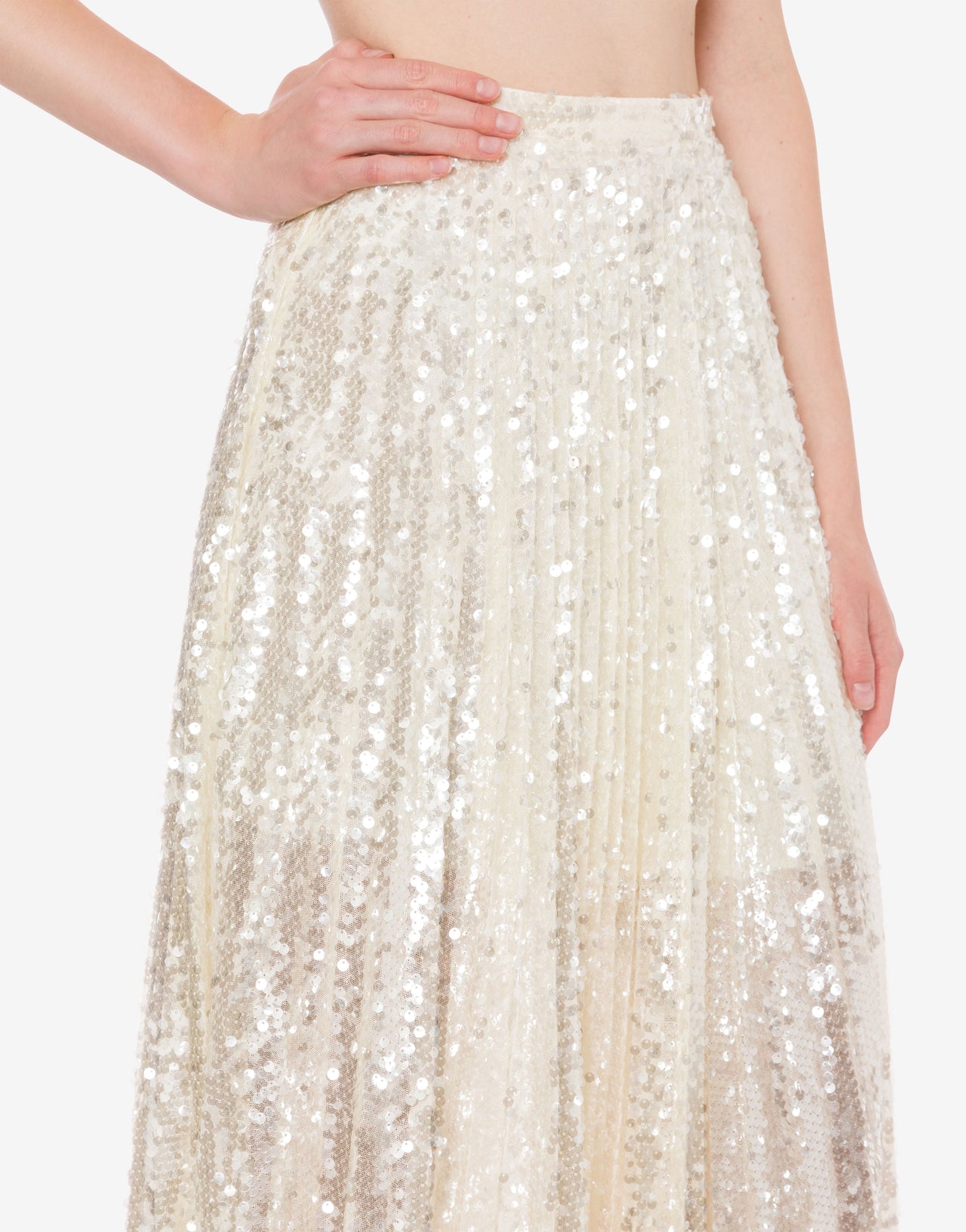 Sequin longuette skirt