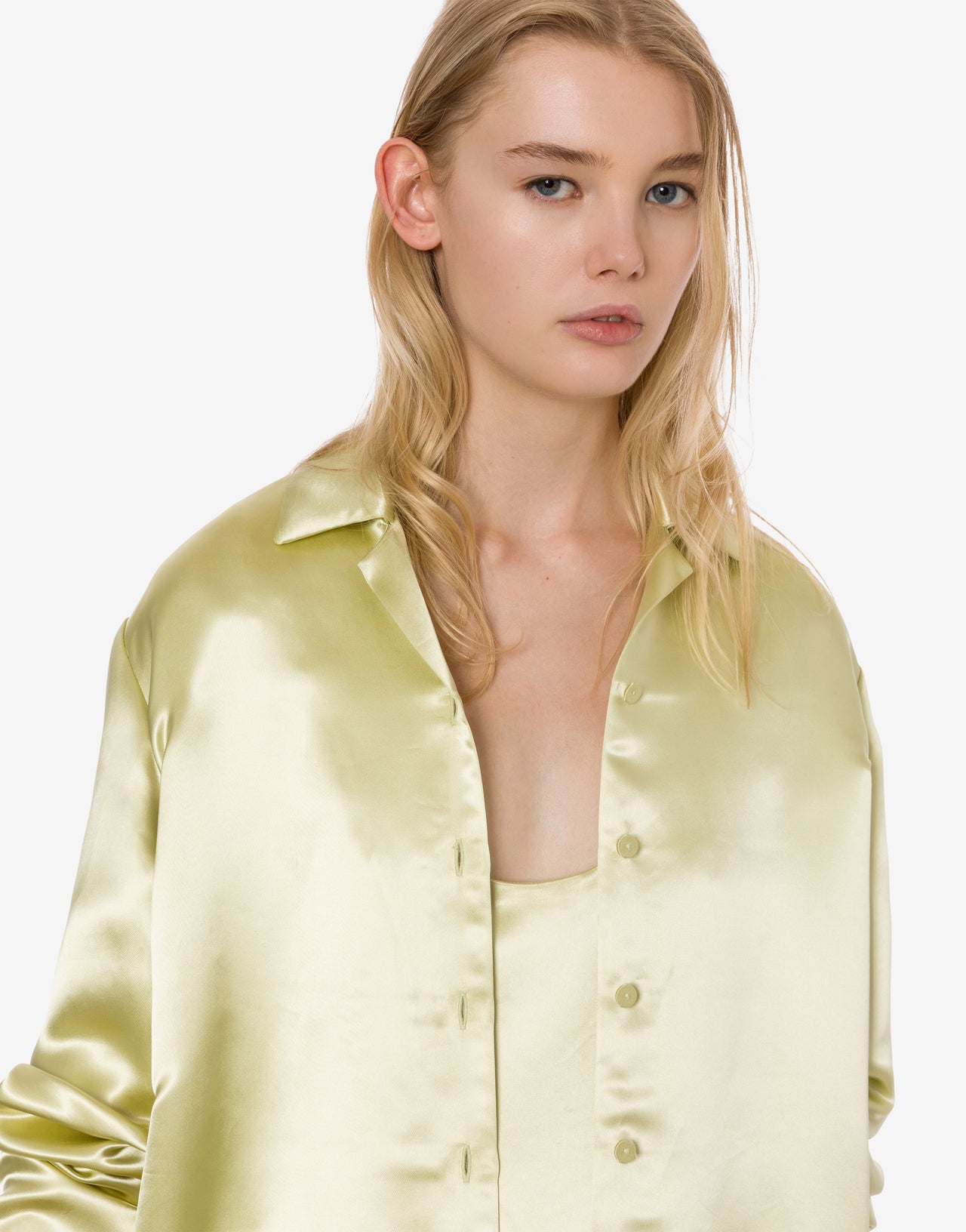 Viscose satin shirt