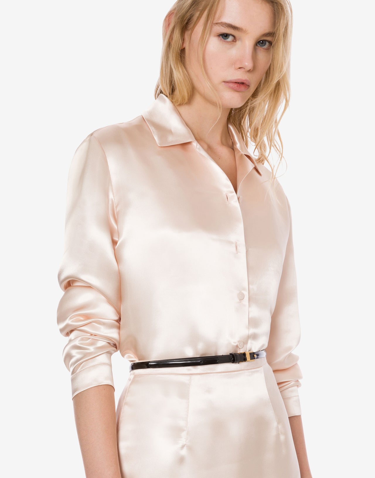 Viscose satin shirt