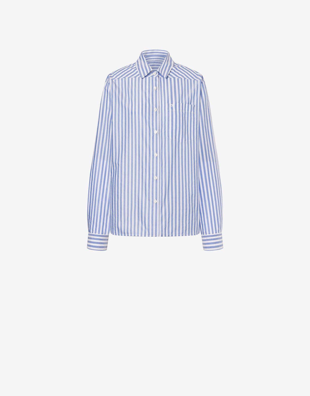 Shirt oversize in cotton jacquard