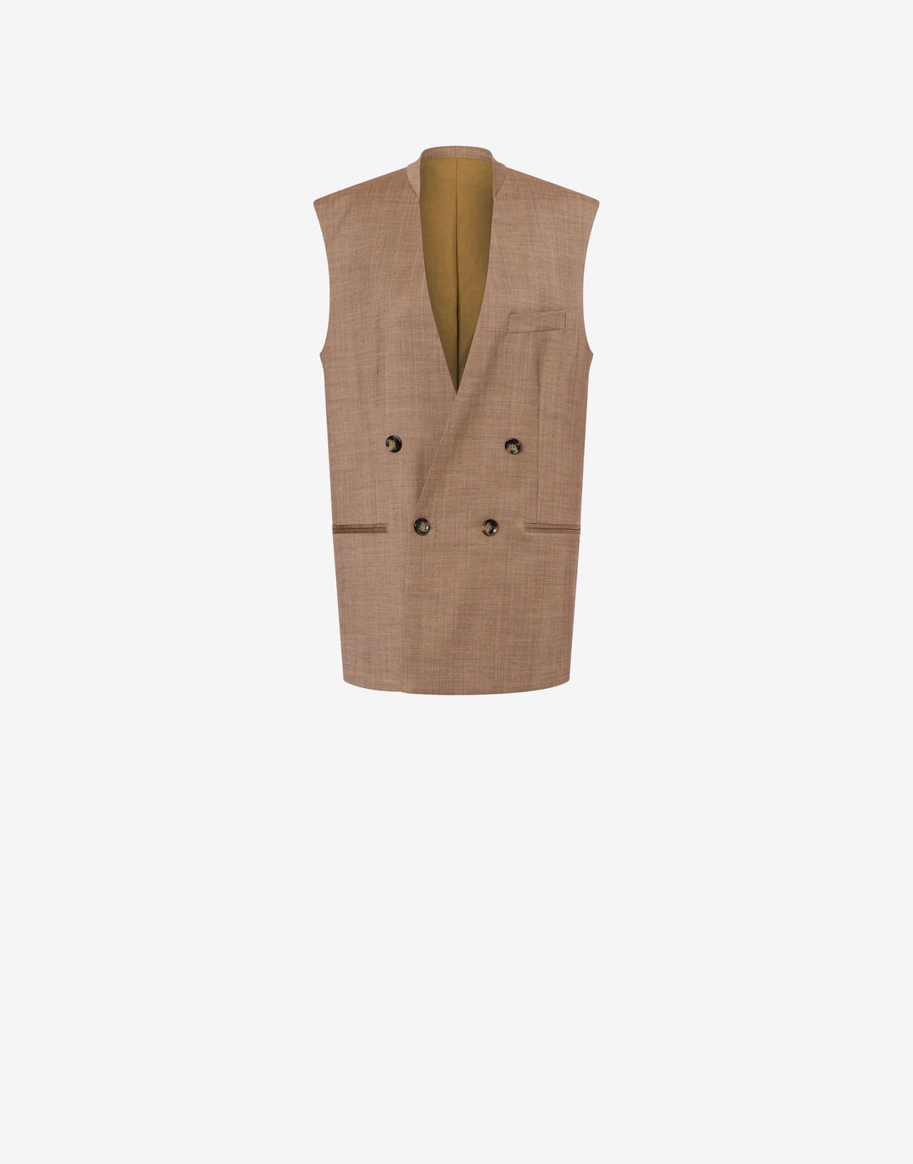 Gilet long en laine