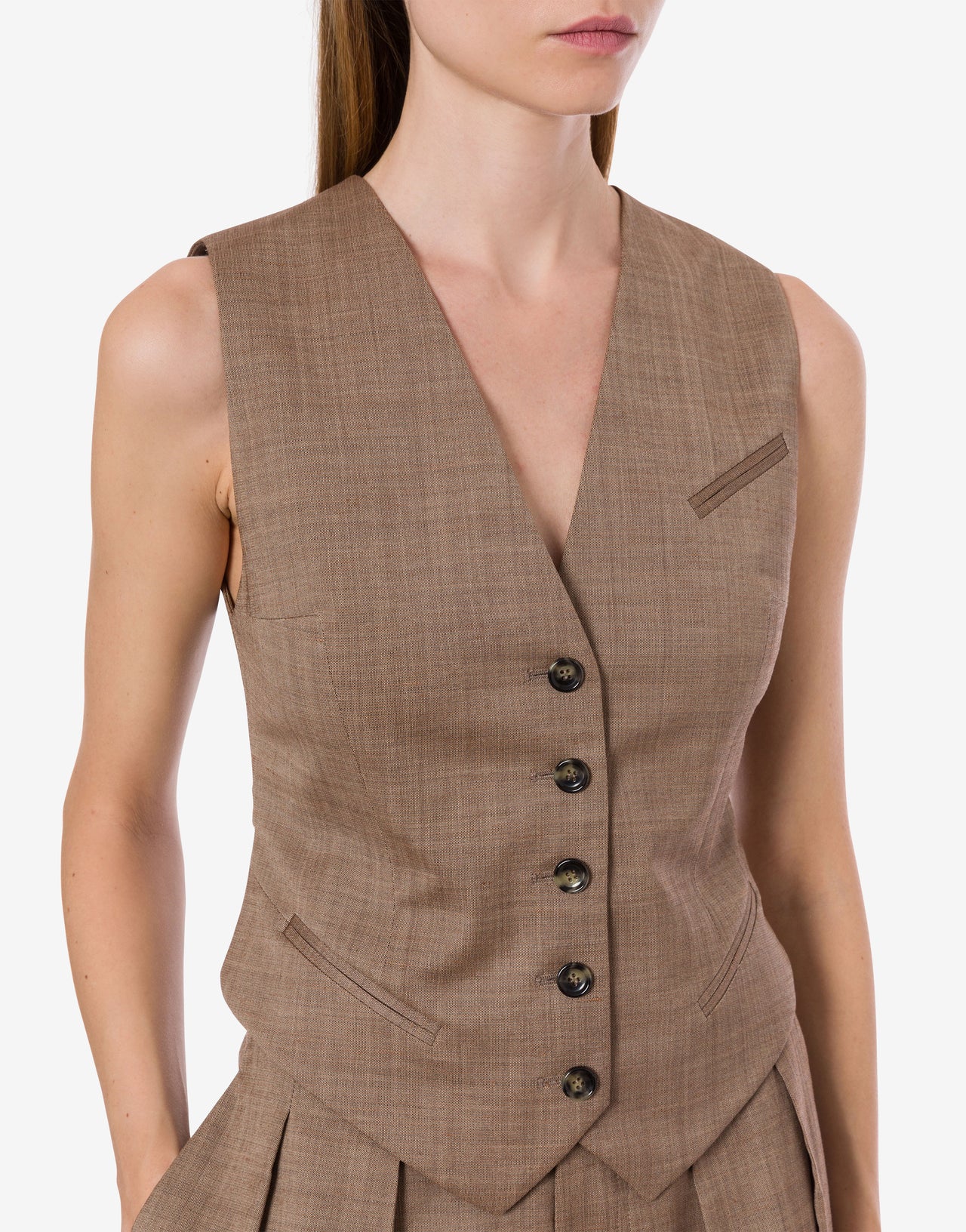 Gilet en laine tailored