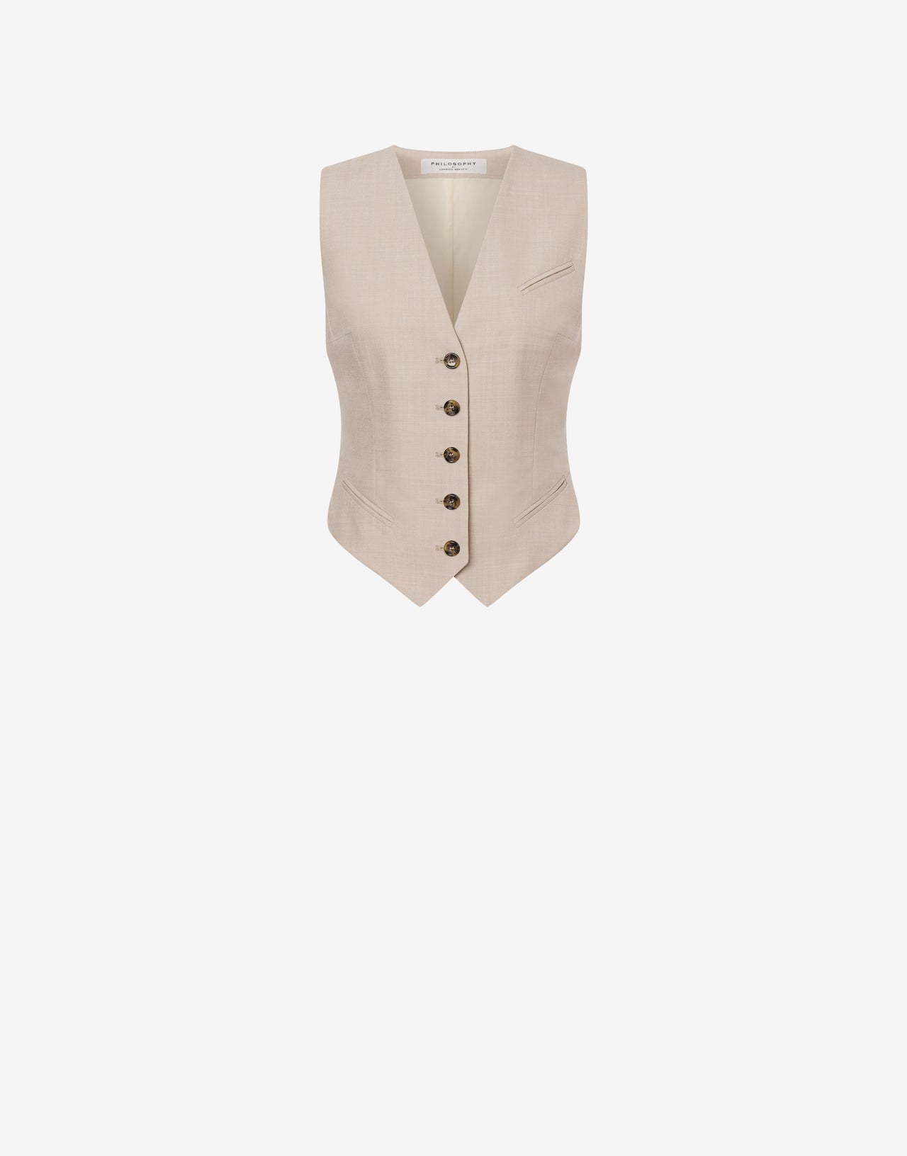 Cool wool-blend waistcoat