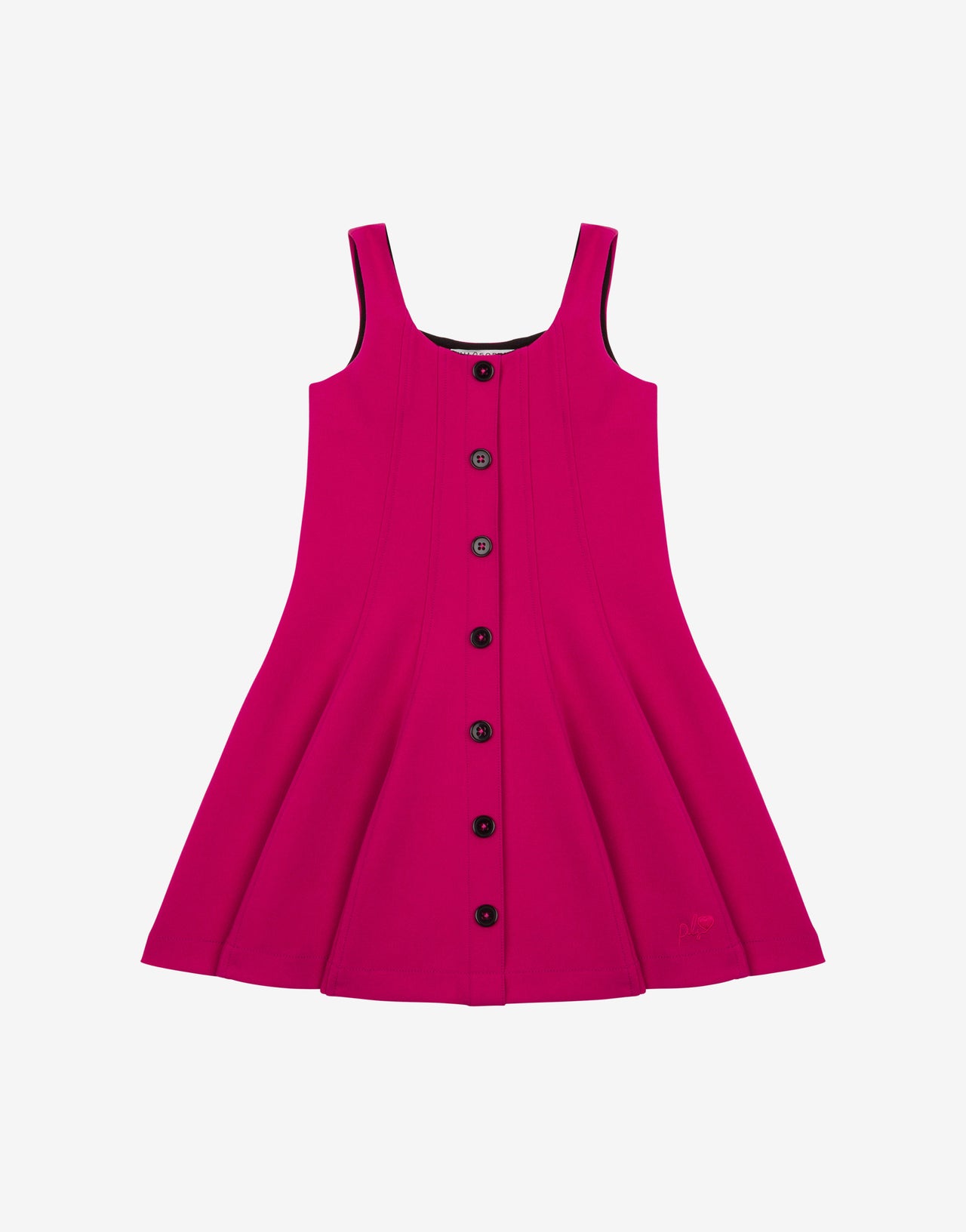 Vestido infantil con botones