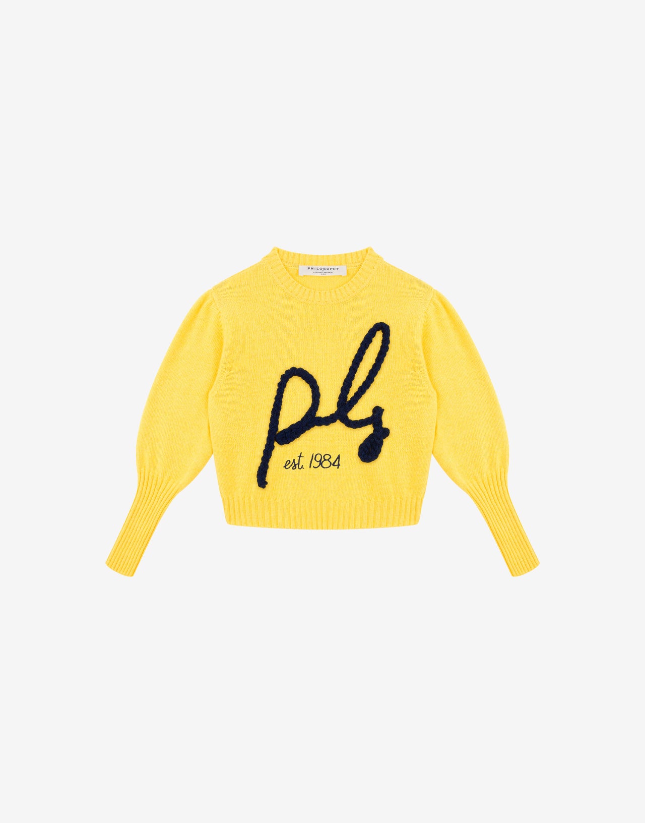 Pull pour enfant avec broderie logo PLS