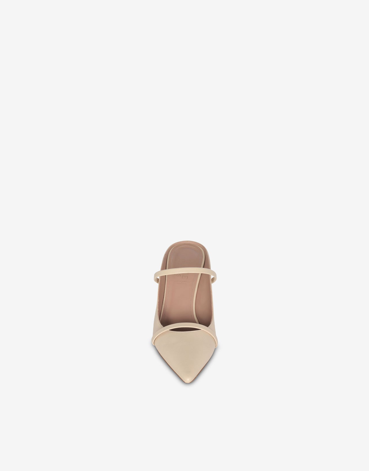 Malone Souliers x Philosophy 'Aurora' ivory nappa leather mules