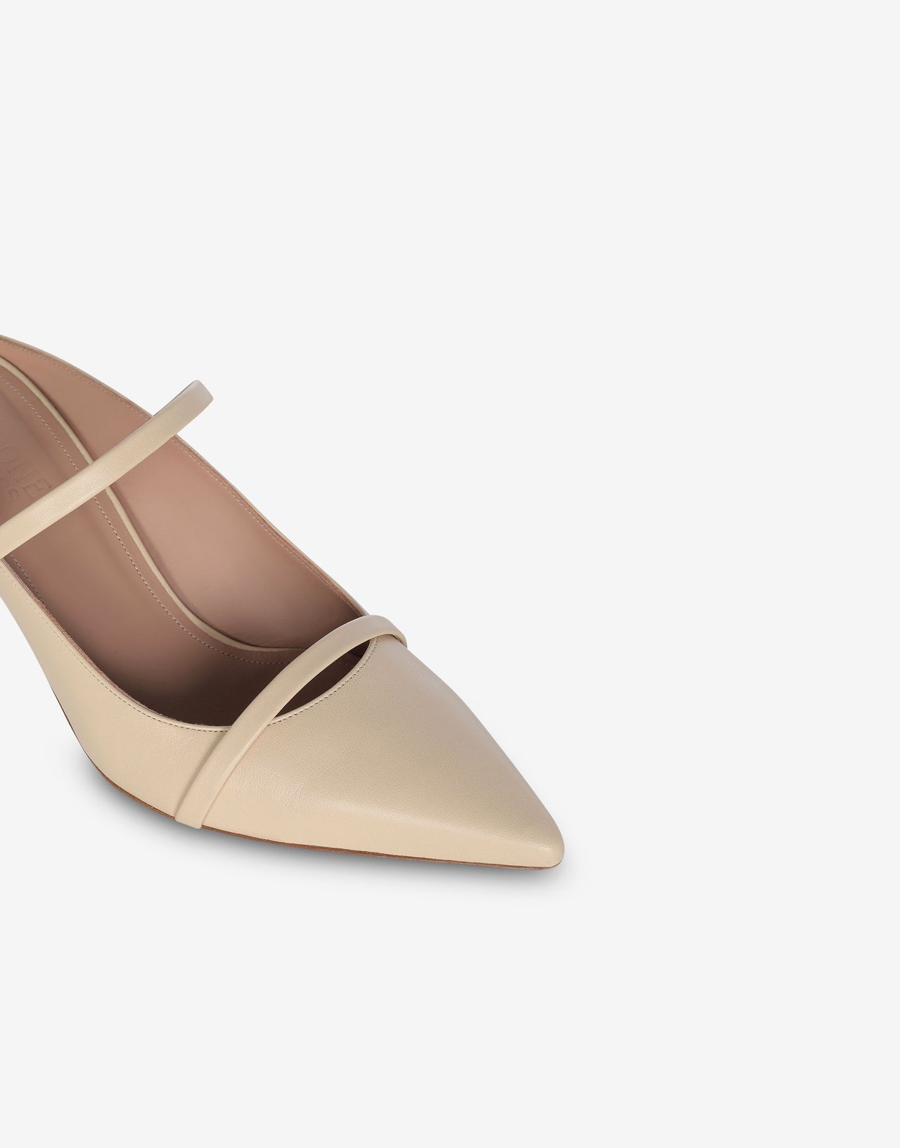 Malone Souliers x Philosophy 'Aurora' ivory nappa leather mules