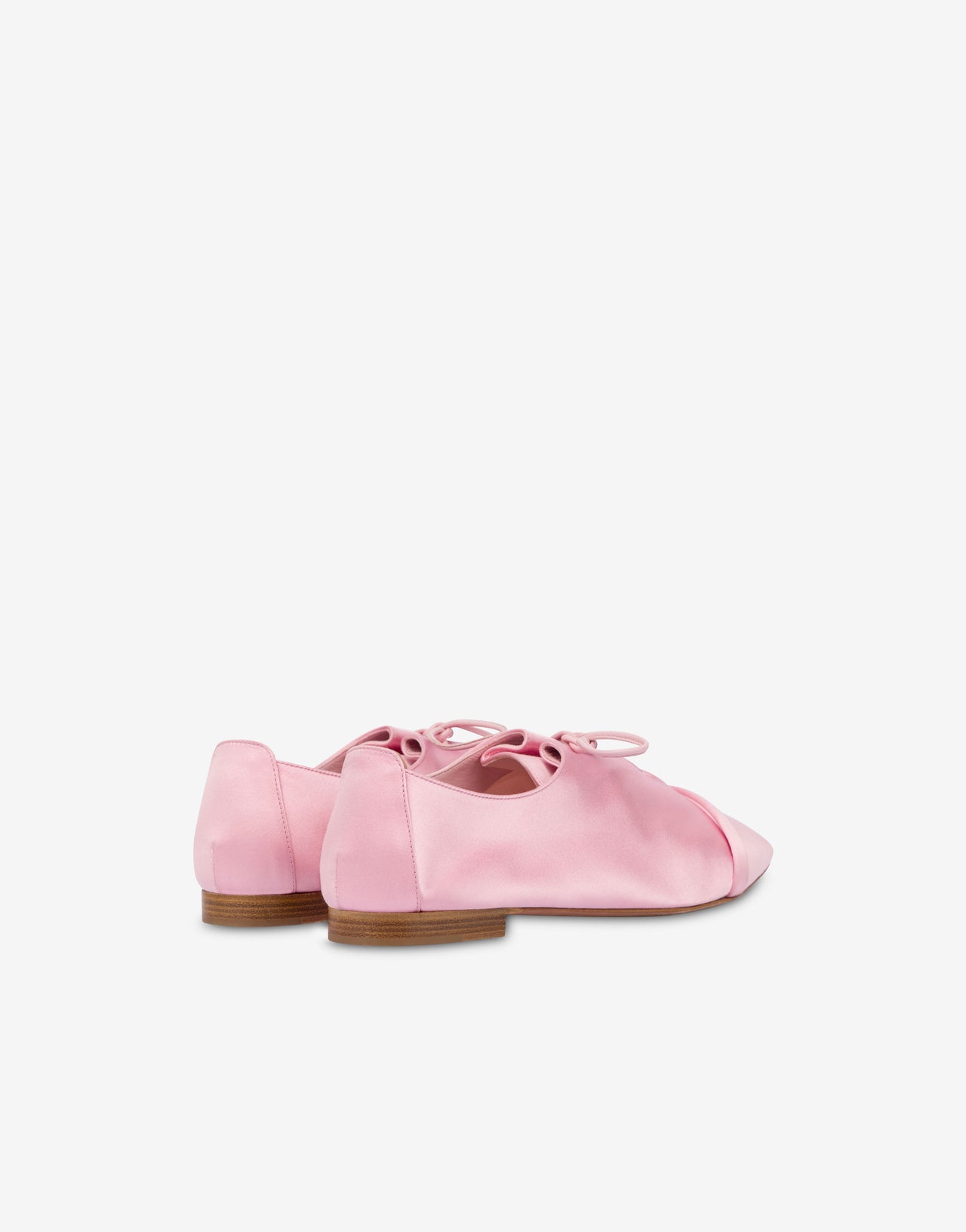 Flat shoe in duchess satin Malone Souliers x Philosophy