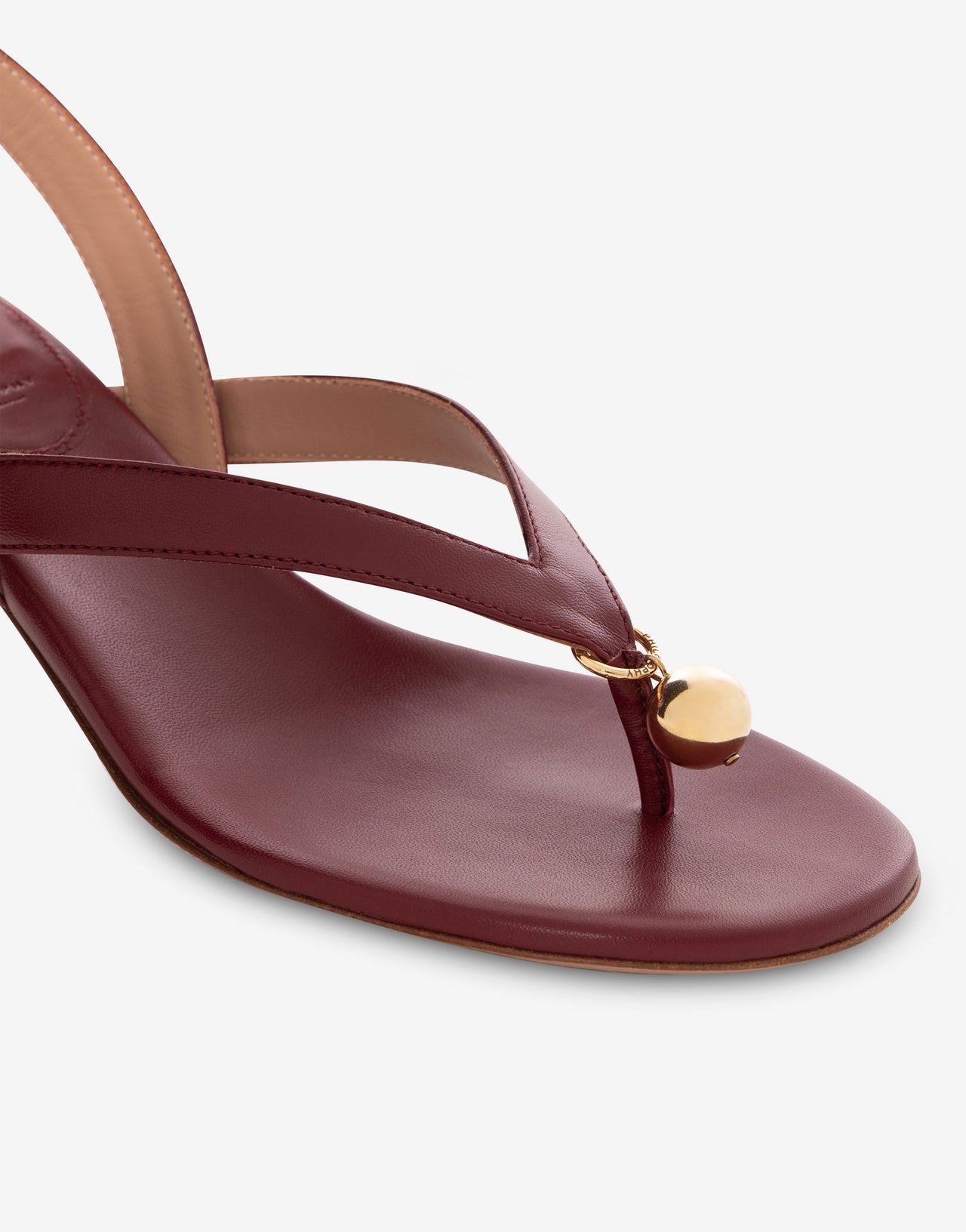 Slingback-Sandale „Lucie” aus Nappa Malone Souliers x Philosophy
